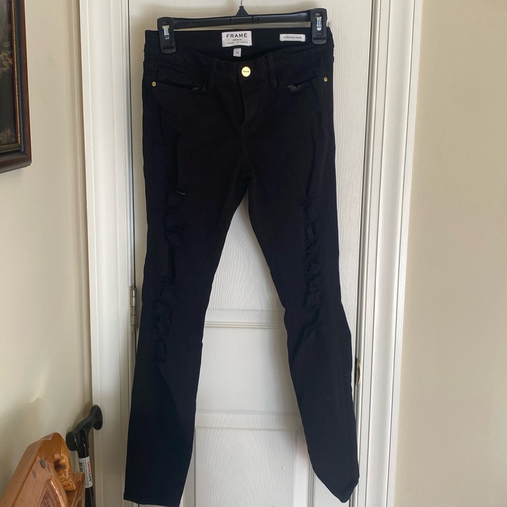 Frame black jeans